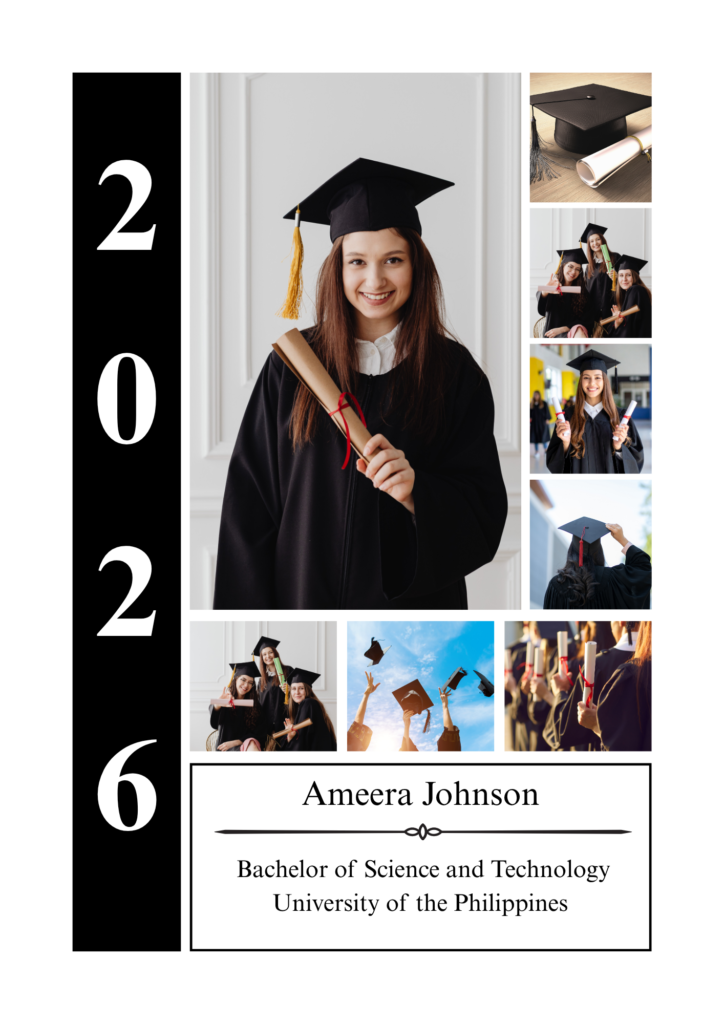 Graduation Photo Collage Print – Custom