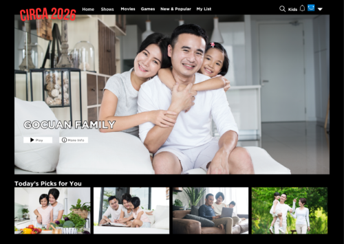 Family Photo Collage Print – Netflix Style (Custom)