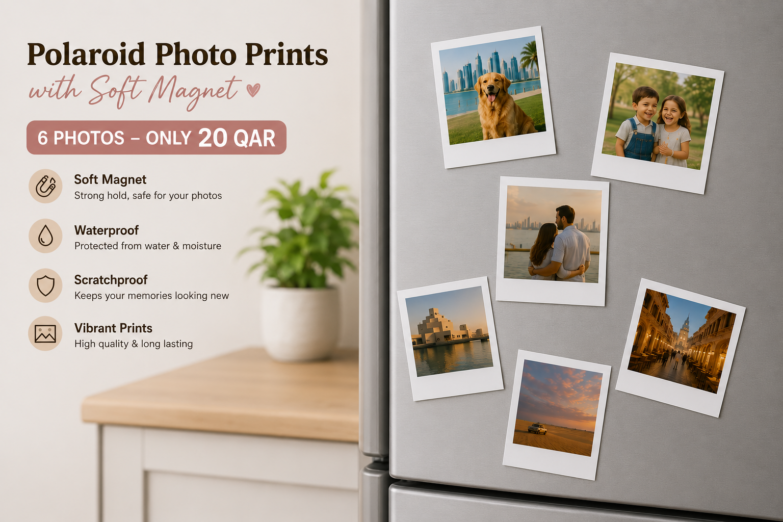 6 Polaroid Style Magnet Prints - Image 2