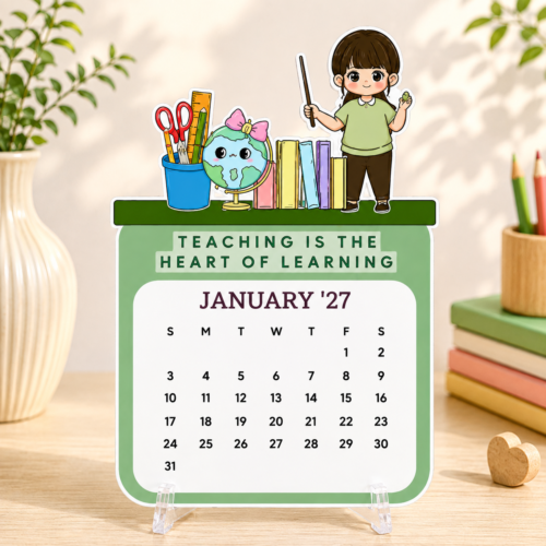 2027 Cute teacher-themed design