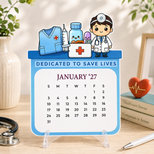 2027 Cute doctor-themed Calendar